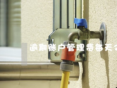 逾期账户管理费每天20 逾期账户管理费每天20