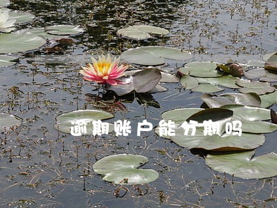 逾期账户能分期吗 逾期账户能分期吗