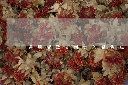 逾期货款支付计入销售成本 逾期货款支付计入销售成本