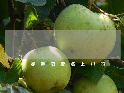 逾期贷款会上门吗 逾期贷款会上门吗