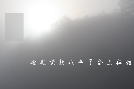 逾期贷款八年了会上征信吗 逾期贷款八年了会上征信吗