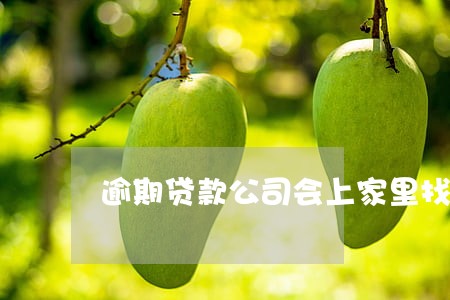 逾期贷款公司会上家里找吗 逾期贷款公司会上家里找吗