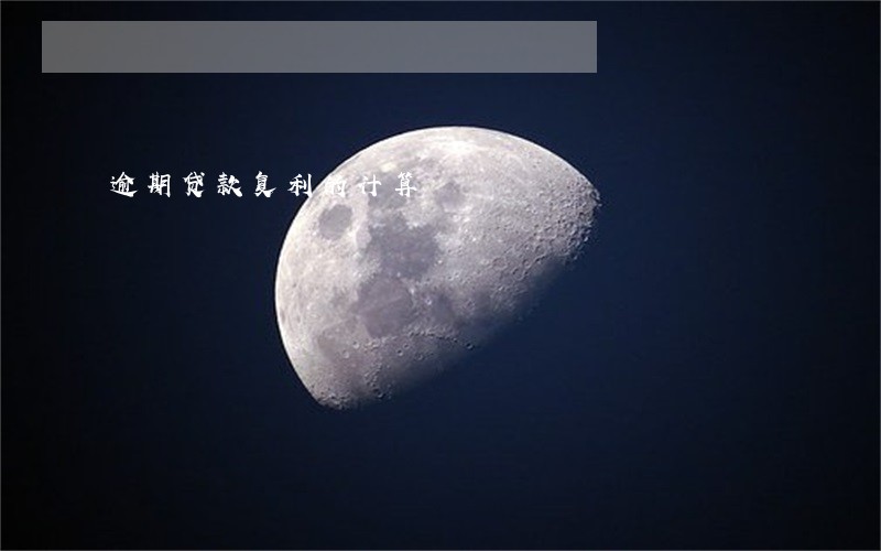 逾期贷款复利的计算 逾期贷款复利的计算
