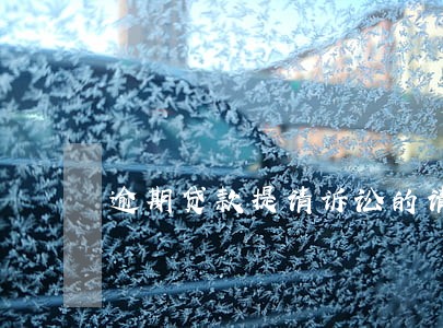 逾期贷款提请诉讼的请求
