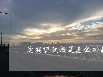 逾期贷款没还怎么补救 逾期贷款没还怎么补救