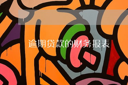 逾期贷款的财务报表 逾期贷款的财务报表