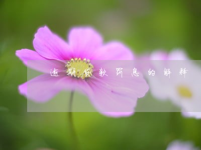 逾期贷款罚息的解释 逾期贷款罚息的解释