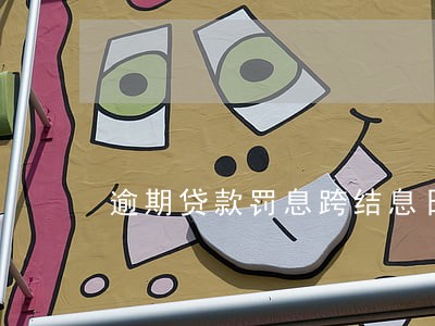 逾期贷款罚息跨结息日 逾期贷款罚息跨结息日