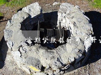 逾期贷款银行可否开证明 逾期贷款银行可否开证明