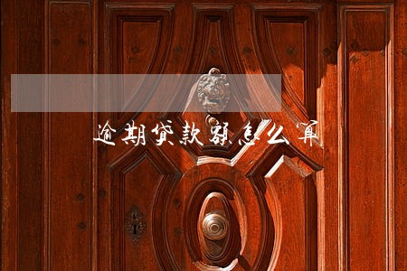 逾期贷款额怎么算 逾期贷款额怎么算