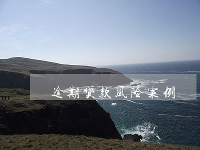 逾期贷款风险案例 逾期贷款风险案例