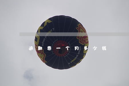 逾期费一个月多少钱 逾期费一个月多少钱