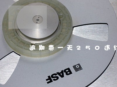 逾期费一天250违约金