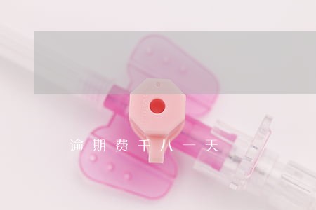 逾期费千八一天