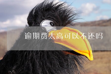 逾期费太高可以不还吗 逾期费太高可以不还吗