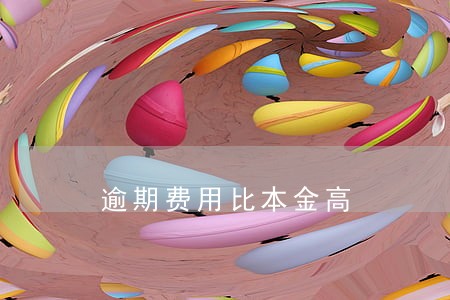 逾期费用比本金高 逾期费用比本金高