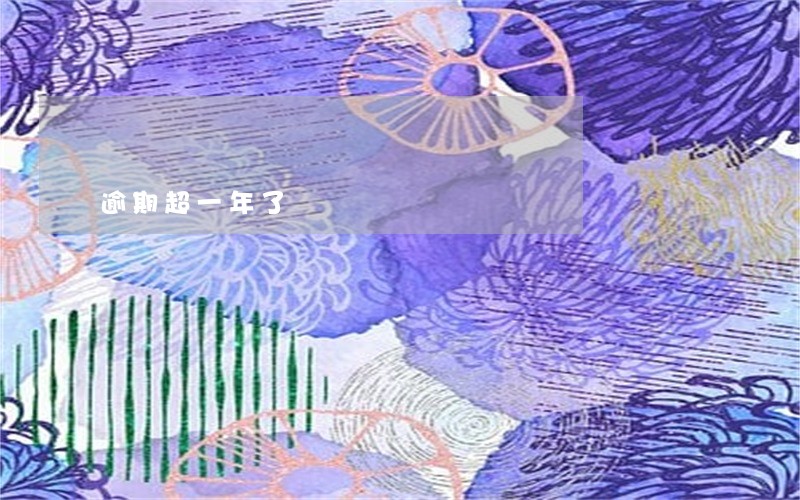 逾期超一年了 逾期超一年了