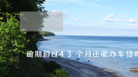 逾期超过43个月还能办车贷吗