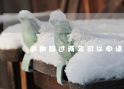 逾期超过两年可以申请信用卡吗 逾期超过两年可以申请信用卡吗