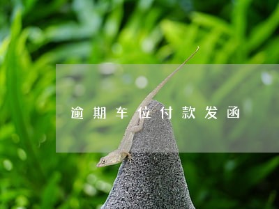 逾期车位付款发函 逾期车位付款发函