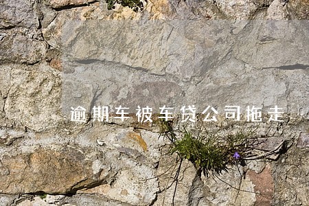 逾期车被车贷公司拖走 逾期车被车贷公司拖走