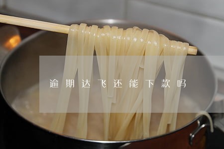 逾期达飞还能下款吗 逾期达飞还能下款吗