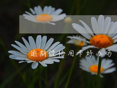 逾期过信用卡好办吗