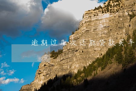 逾期过几次还能贷款买车吗