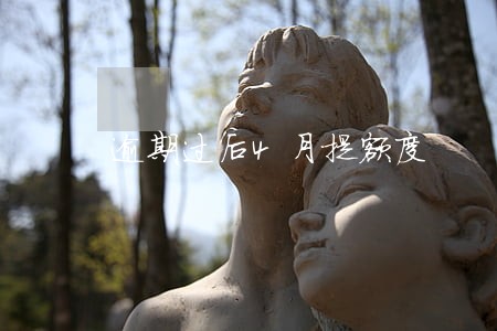 逾期过后4月提额度 逾期过后4月提额度