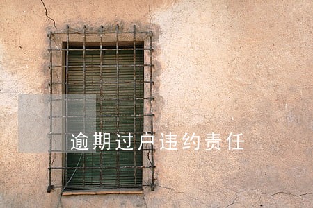 逾期过户违约责任 逾期过户违约责任