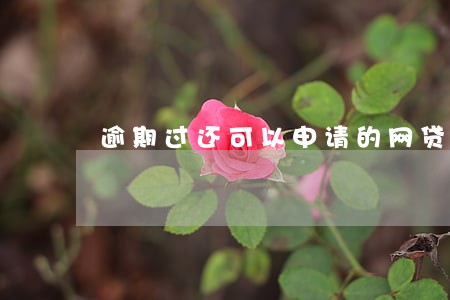 逾期过还可以申请的网贷 逾期过还可以申请的网贷