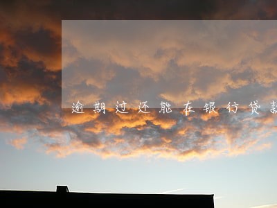 逾期过还能在银行贷款吗 逾期过还能在银行贷款吗
