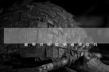 逾期过还能申请贷款吗 逾期过还能申请贷款吗