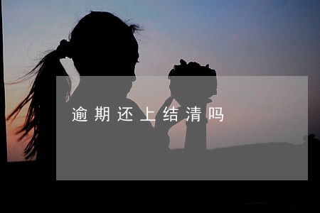 逾期还上结清吗 逾期还上结清吗