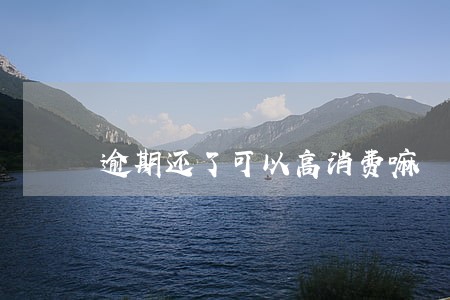逾期还了可以高消费嘛