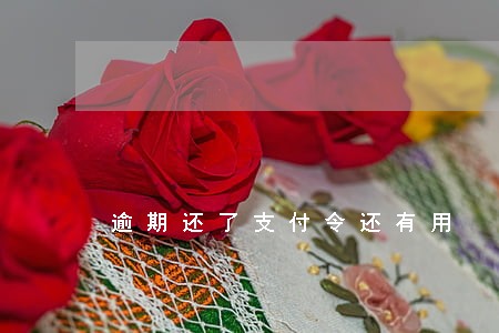 逾期还了支付令还有用 逾期还了支付令还有用