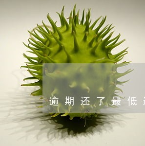 逾期还了最低还款银行打电话 逾期还了最低还款银行打电话
