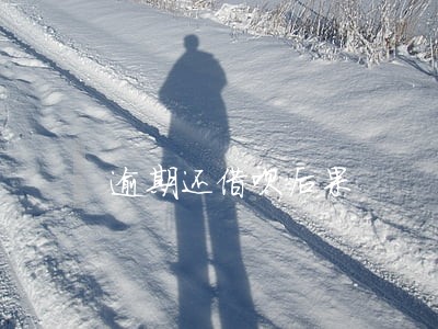逾期还借呗后果