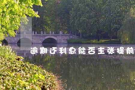 逾期还利息能否主张提前还本金