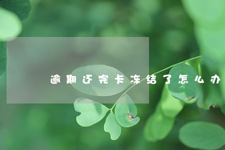 逾期还完卡冻结了怎么办 逾期还完卡冻结了怎么办