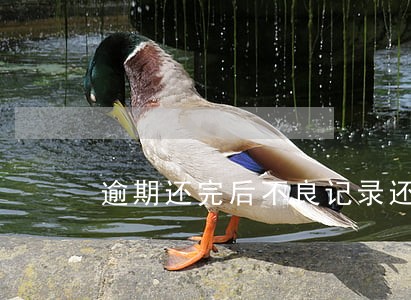 逾期还完后不良记录还有吗 逾期还完后不良记录还有吗