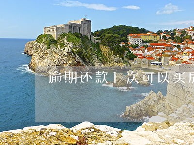 逾期还款1次可以买房 逾期还款1次可以买房