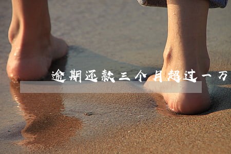 逾期还款三个月超过一万 逾期还款三个月超过一万