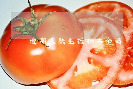 逾期还款先抵扣本金吗 逾期还款先抵扣本金吗