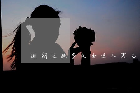 逾期还款多久会进入黑名单 逾期还款多久会进入黑名单