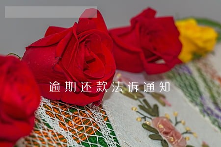 逾期还款法诉通知 逾期还款法诉通知