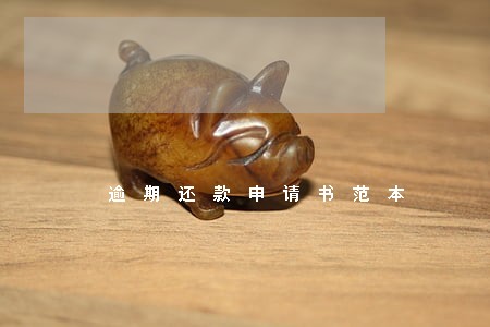 逾期还款申请书范本 逾期还款申请书范本