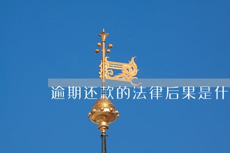 逾期还款的法律后果是什么呢 逾期还款的法律后果是什么呢