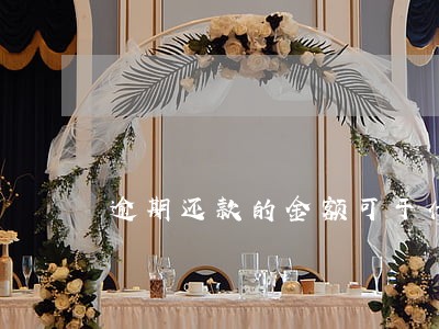 逾期还款的金额可于什么时间查询 逾期还款的金额可于什么时间查询
