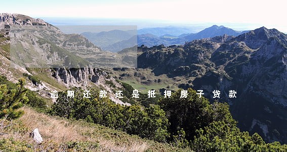 逾期还款还是抵押房子贷款 逾期还款还是抵押房子贷款